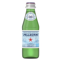 SAN PELLEGRINO SPARKLING WATER GLASS (24 X 250ML)