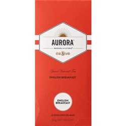 AURORA ENGLISH BREAKFAST ENVELOPED TEA BAGS 25’S
