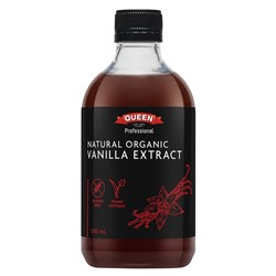 QUEEN NATURAL ORGANIC VANILLA EXTRACT PURE (500ML)