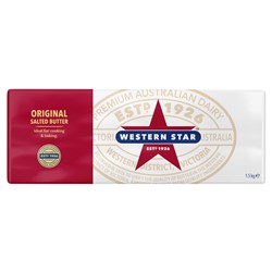 WESTERN STAR SALTED BUTTER (1.5KG)