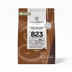CALLEBAUT 33% MILK CHOCOLATE CALLETS (2.5KG)