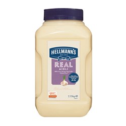 HELLMANN&#39;S AIOLI REAL GLUTEN FREE (2.35KG)