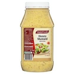 MASTERFOODS HONEY MUSTARD SALAD DRESSING (2.5KG)