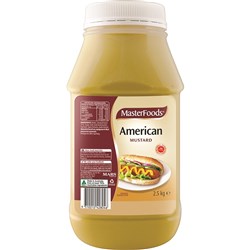 MASTERFOODS AMERICAN MUSTARD (2.5KG)