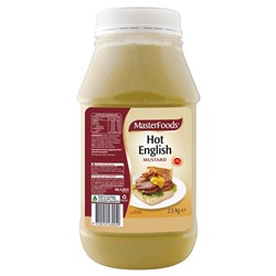 MASTERFOODS HOT ENGLISH MUSTARD (2.5KG)
