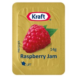 KRAFT PORTION CONTROL RASPBERRY JAM (75 X 14G)