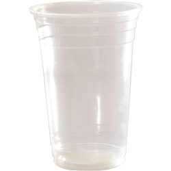 CAPRI CLEAR PLASTIC CUP 16/18OZ 540ML 50’S