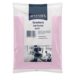 MCKENZIE STRAWBERRY JELLY CRYSTALS (2KG)