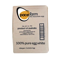 PACE PLAIN EGG WHITE CAGE FREE (10KG)
