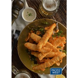 &quot;PACIFIC WEST BEER BATTERED FLATHEAD 60&#39;S (50G