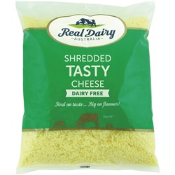 REAL DAIRY DAIRY FREE VEGAN TASTY SHREDDED CHEDDAR (1KG)