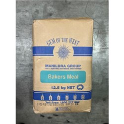 MANILDRA BAKERS MEAL FLOUR WHOLEMEAL (12.5KG)