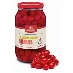 SANDHURST MARASCHINO CHERRY RED WITH STEM (2KG)