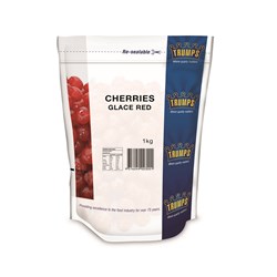 TRUMPS GLACE RED CHERRIES (1KG)