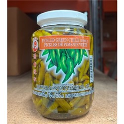 GREEN PICKLED CHILLIS (454G)