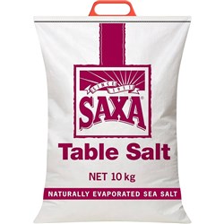 SAXA TABLE SALT (10KG)