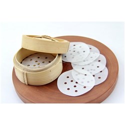 STEAMER PAPERS ROUND 4.5&quot; 11CM 100&#39;S