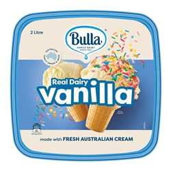 BULLA VANILLA ICE CREAM GLUTEN FREE (2L)