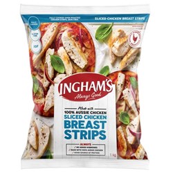 INGHAMS OVEN ROASTED SLICED CHICKEN GLUTEN FREE (1KG)
