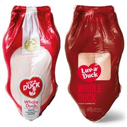 LUV A DUCK WHOLE LARGE DUCK APPROX 2.2KG {PRICE PER KG}
