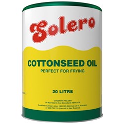 SOLERO COTTONSEED OIL (20L)