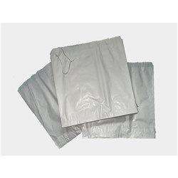 WHITE GREASEPROOF LINED PAPER BAGS #2 500’S