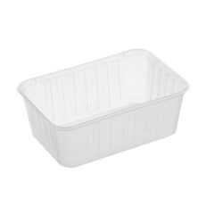 GENFAC RIBBED RECTANGLE CONTAINERS 1000ML 50’S