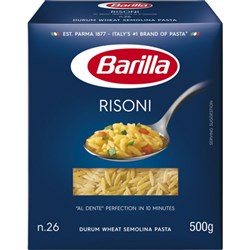 BARILLA RISONI PASTA NO.26 (500G)