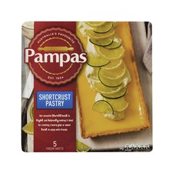 PAMPAS SHORTCRUST PASTRY SHEETS (1KG)