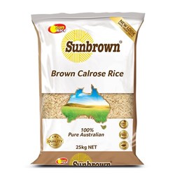SUNBROWN BROWN RICE (25KG)