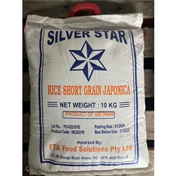 SILVER STAR SUSHI RICE CALROSE (10KG)