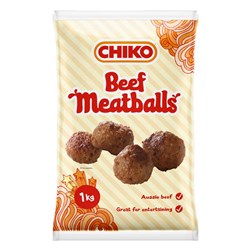 CHIKO FLAME GRILLED MEATBALLS 25&#39;S (1KG)