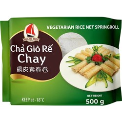 SAILING SEAS VEGETARIAN RICE NETTED SPRING ROLLS (500G)