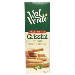VAL VERDE GRISSINI BREADSTICKS (125G)