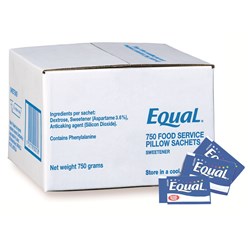 EQUAL PORTION CONTROL EQUAL PILLOW SACHETS 750’S