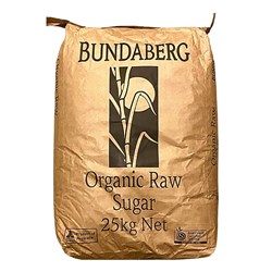 BUNDABERG ORGANIC RAW SUGAR (25KG)