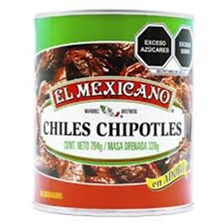 CHIPOTLE CHILLIES IN ADOBO SAUCE (800G)