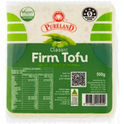 PURELAND FIRM TOFU GLUTEN FREE (500G)