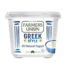 FARMERS UNION GREEK STYLE YOGHURT (1KG)