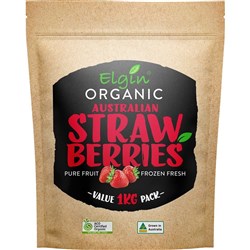 ELGIN ORGANIC STRAWBERRIES FROZEN (1KG)