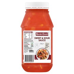 MASTERFOODS SWEET AND SOUR SAUCE (2.7KG)