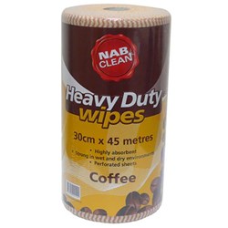 NAB HEAVY DUTY CHUX WIPES COFFEE