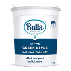 BULLA GREEK STYLE YOGHURT (1KG)