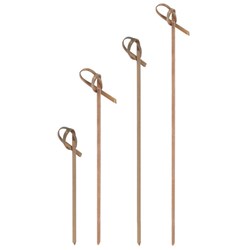 ONE TREE BAMBOO KNOTTED SKEWER PICKS 150MM 250’S