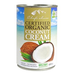 CHEFS CHOICE ORGANIC COCONUT CREAM (400ML)