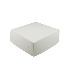WHITE MILKBOARD CAKE BOX 6X6X4&quot; 100&#39;S