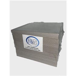 SILVER SQUARE CAKE BASE 8" 50'S