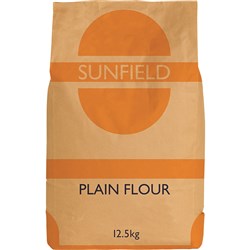 SUNFIELD PLAIN FLOUR (12.5KG)
