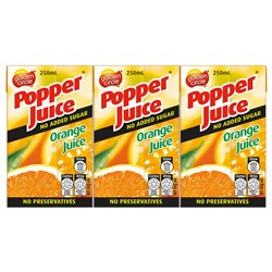 GOLDEN CIRCLE ORANGE JUICE POPPERS (24 X 250ML)