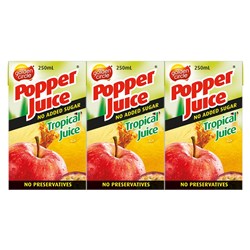 GOLDEN CIRCLE TROPICAL JUICE POPPERS (24 X 250ML)